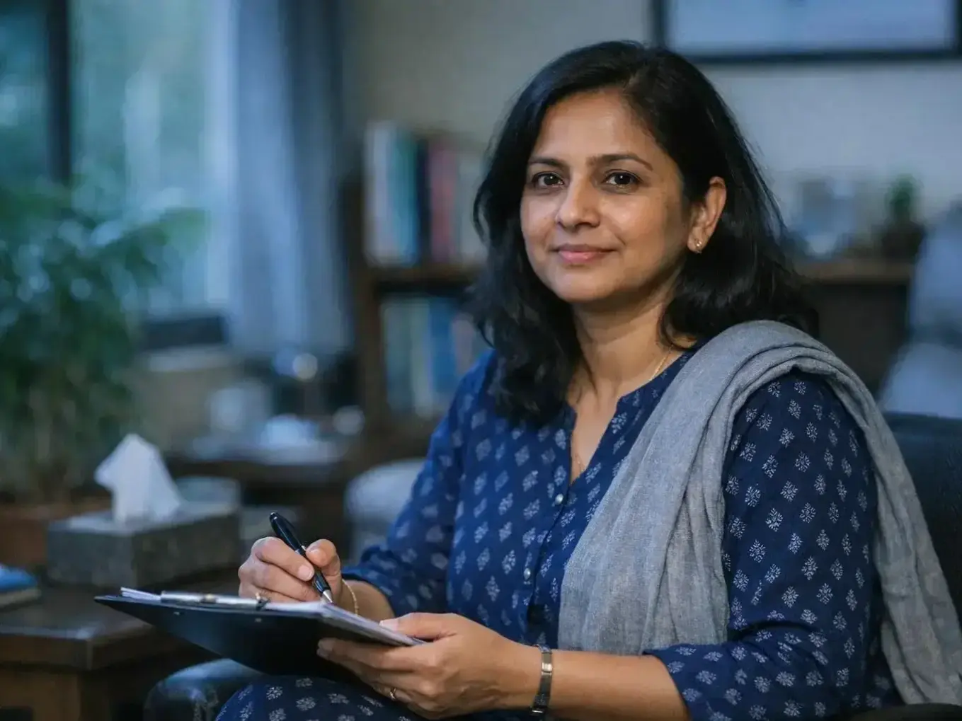 Couple sitting together during relationship counselling consultation